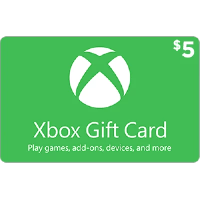 Xbox five dollar gift on sale card